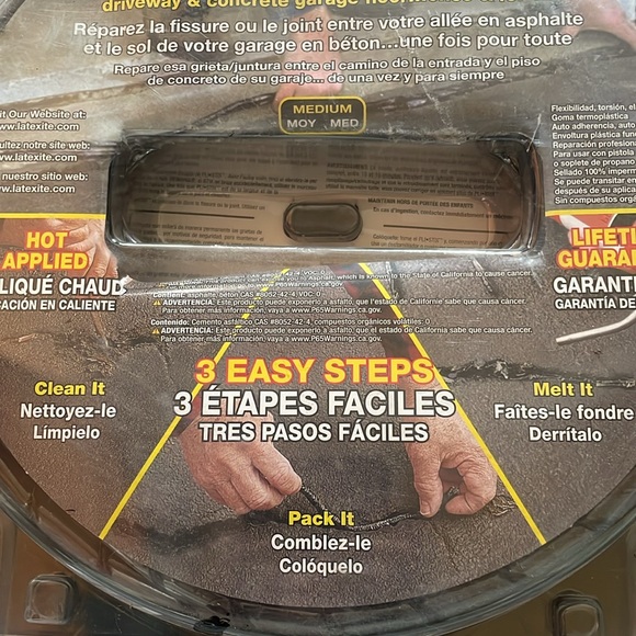 Pli-Stix Driveway Crack & Joint Filler, Gray Medium - Picture 7 of 10